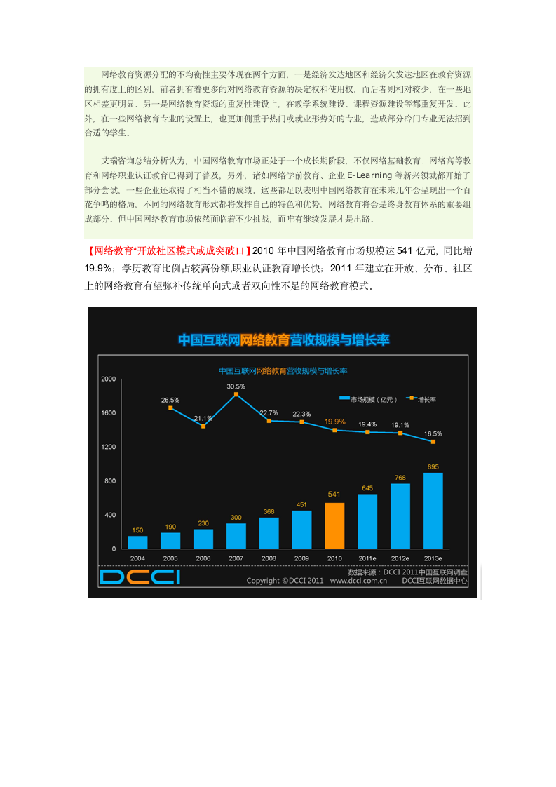 中国互联网教育市场分析第3页