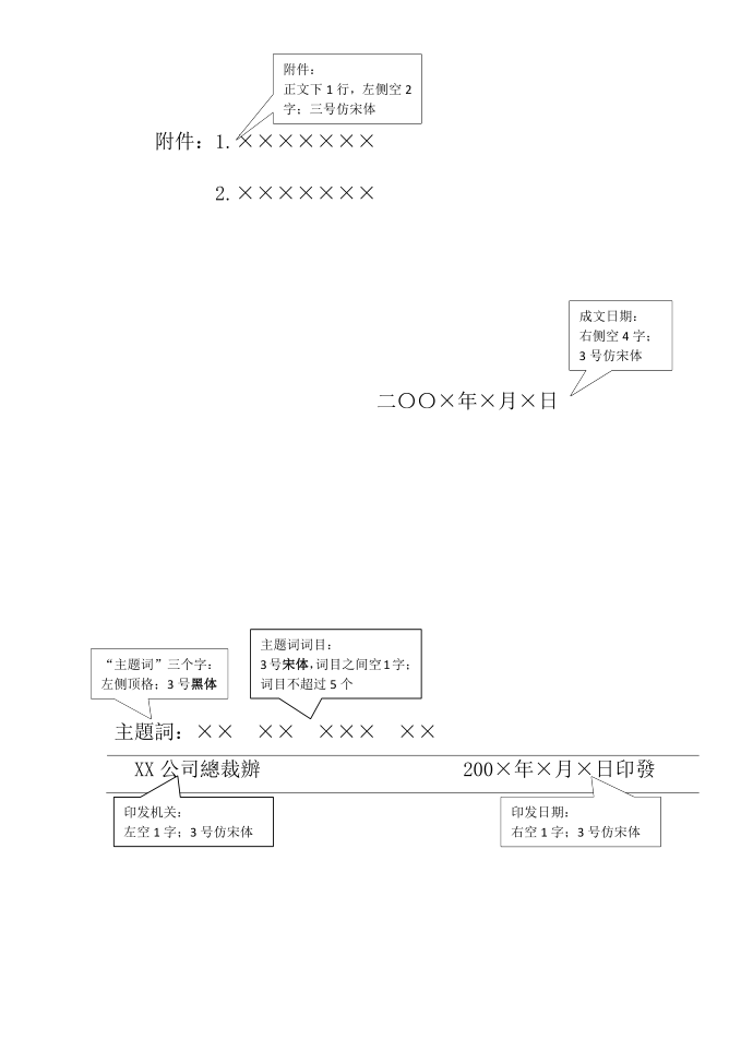 红头文件模板第2页