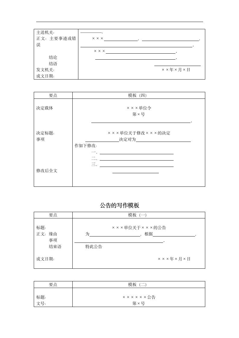 行政公文模板第3页