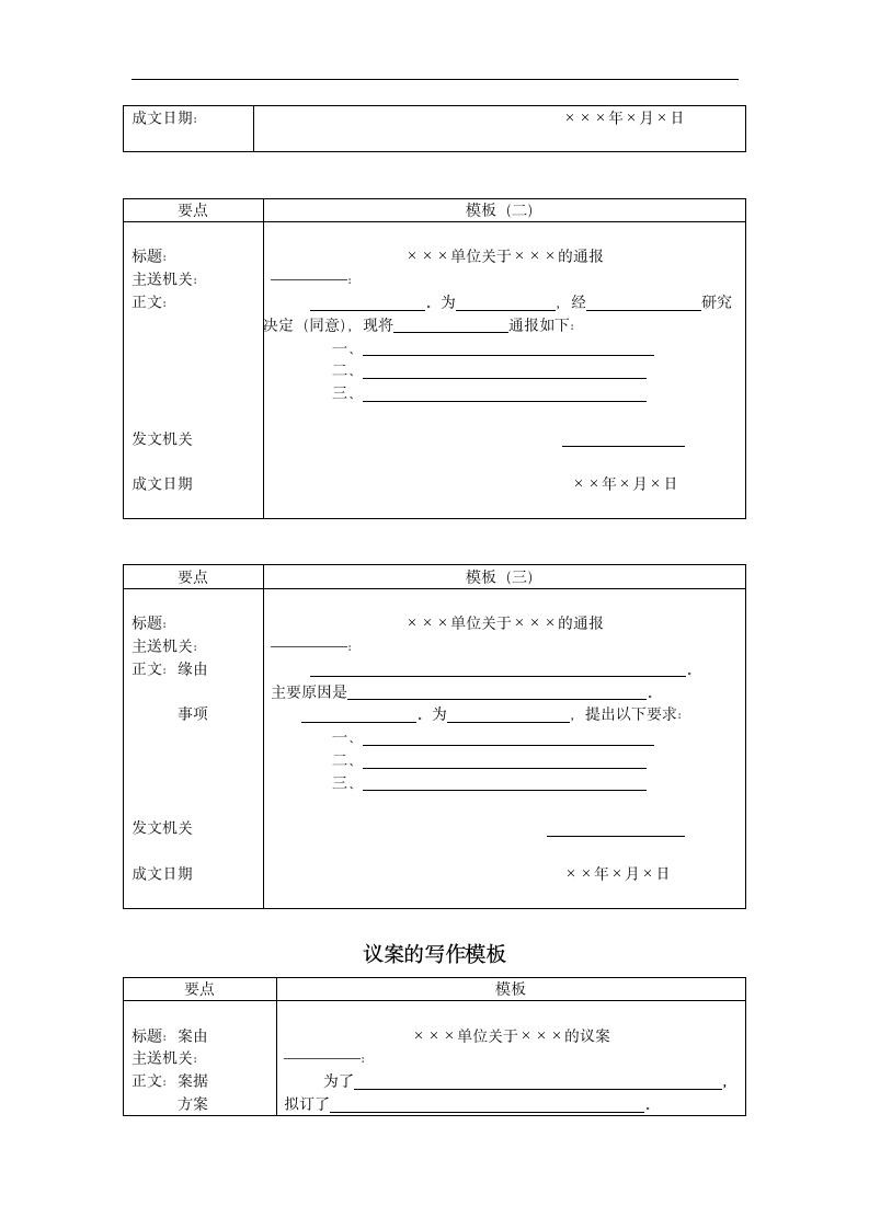 行政公文模板第7页