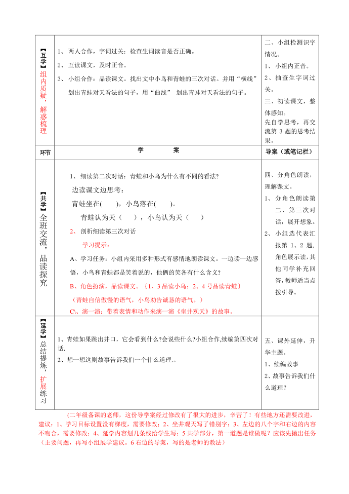 二年级——坐井观天第2页