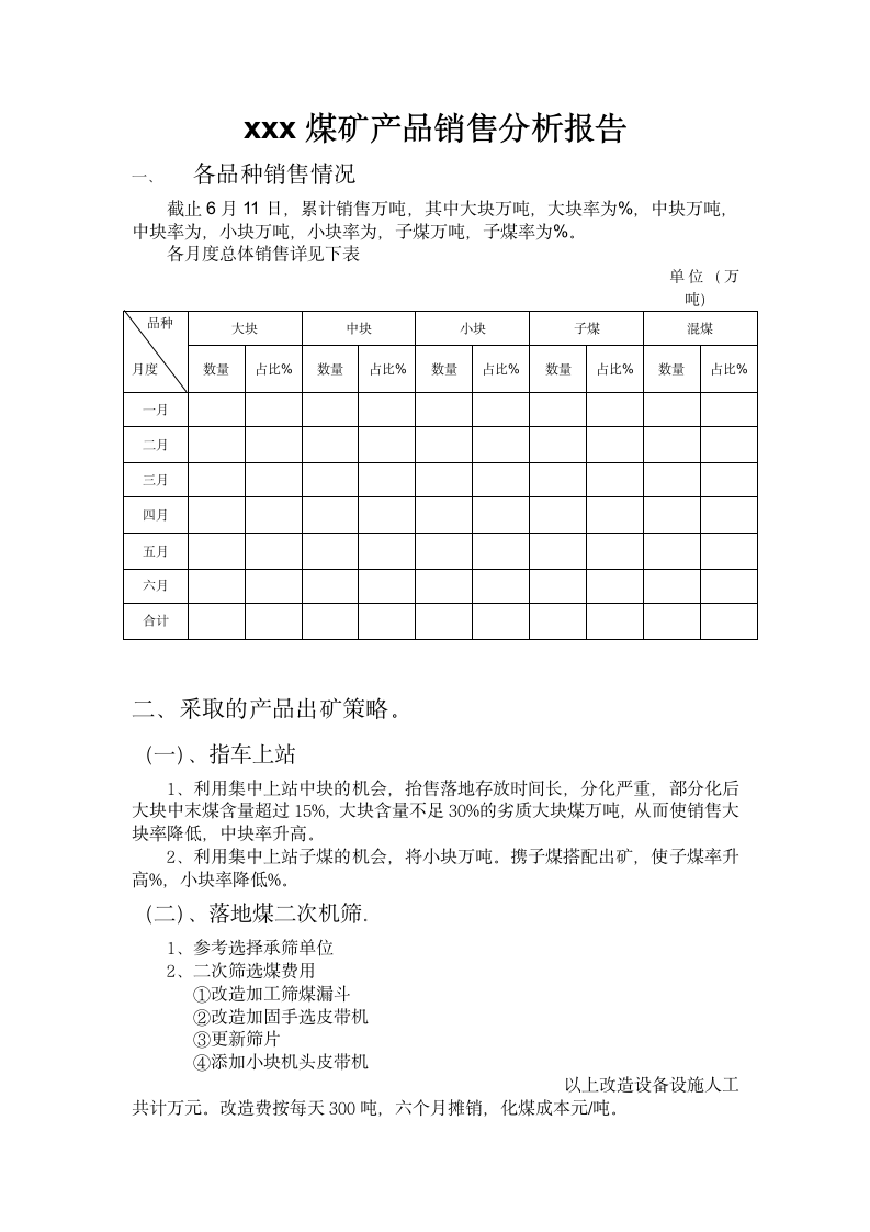 产品销售分析报告第1页