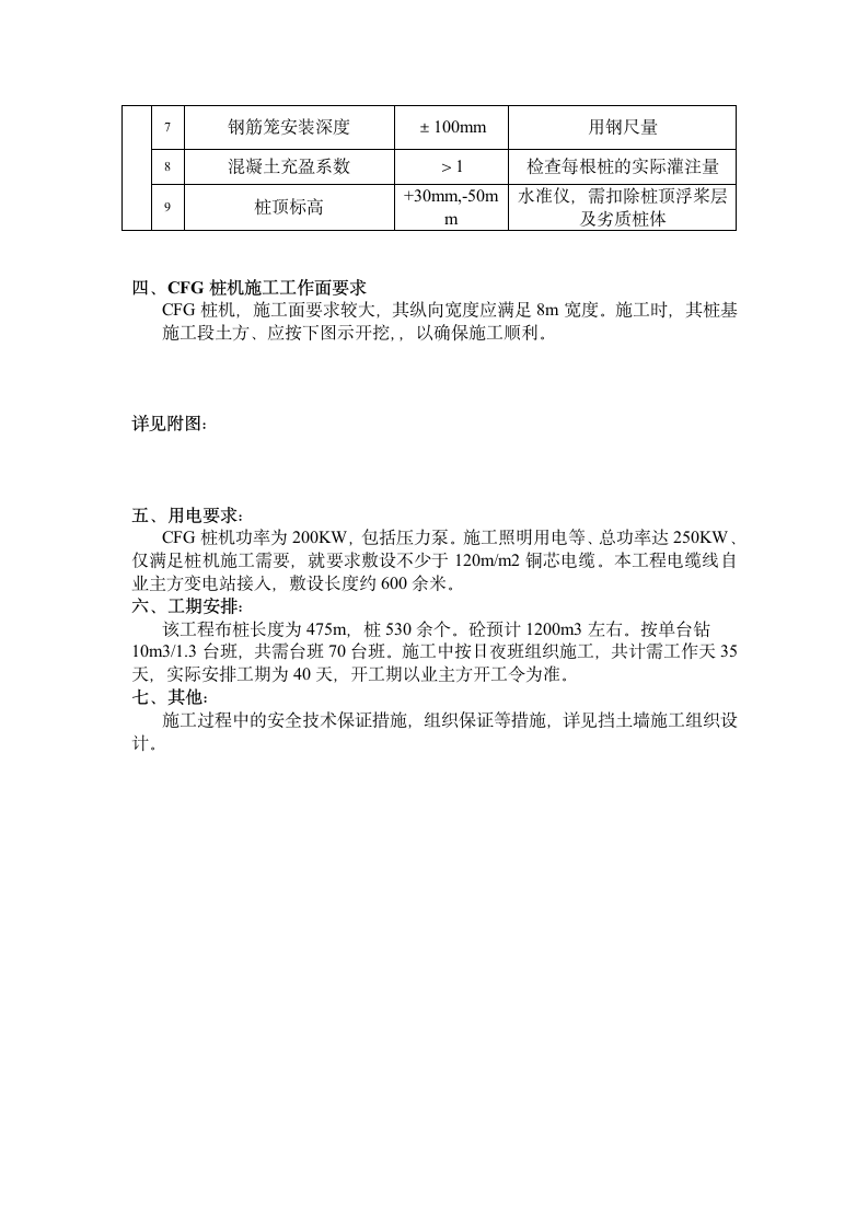 CFG桩基施工方案第3页