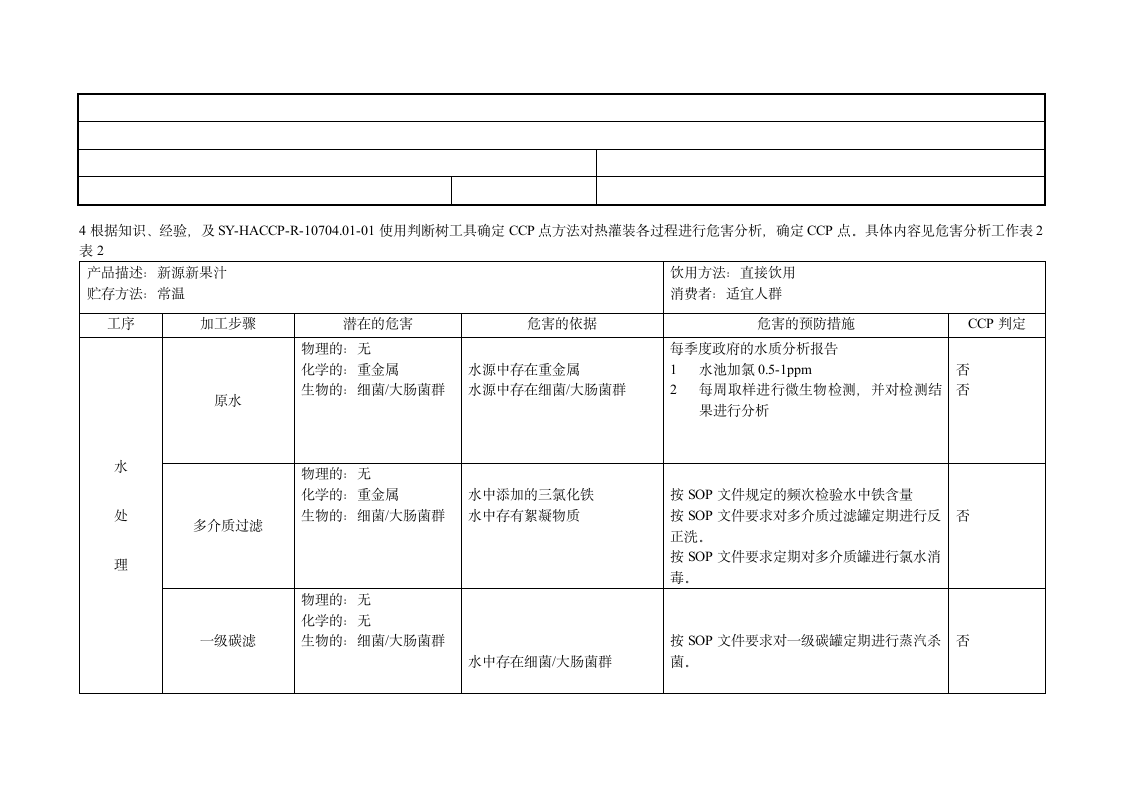 果汁饮料质量控制全过程第3页