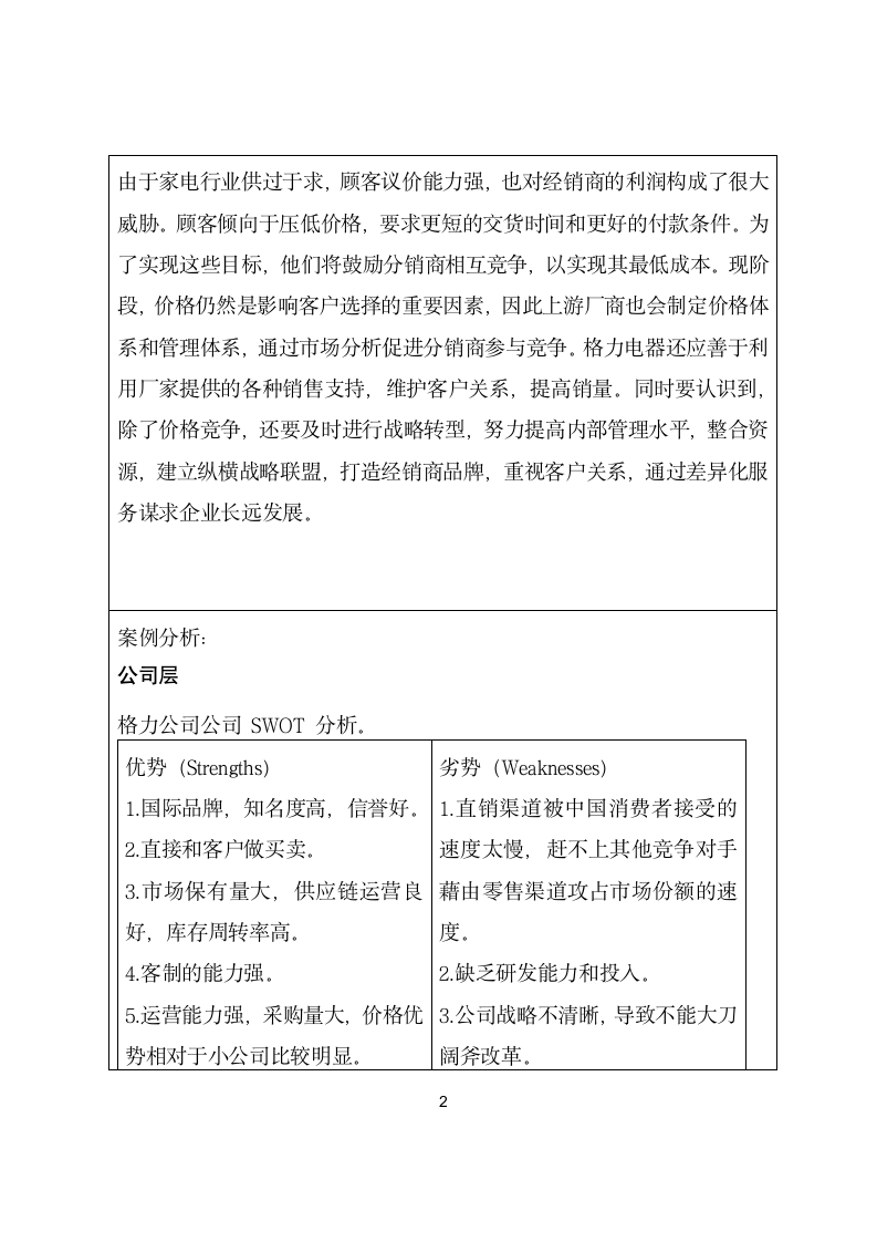 电子商务案例分析报告实习分析报告第2页