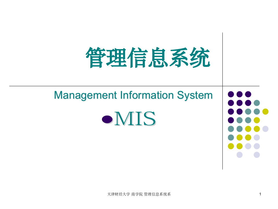 管理信息系统 ERP 3信息系统与组织管理第1页