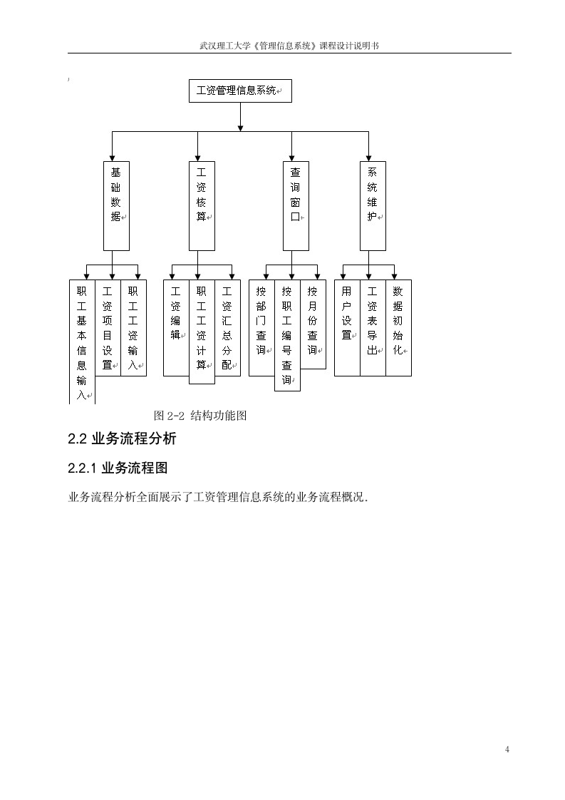 工资管理信息系统第4页