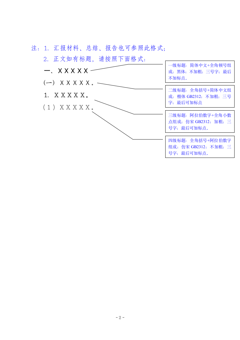 请示公文格式示例第2页