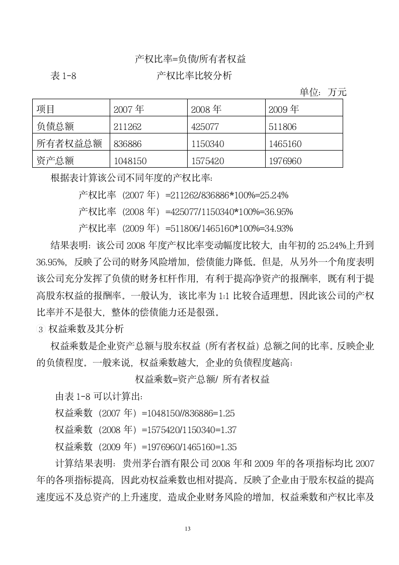 贵州茅台分析报告第13页