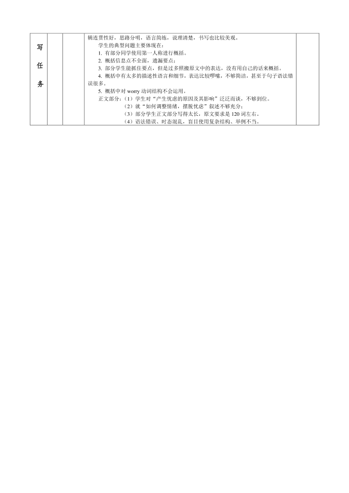 初一英语试卷分析第3页