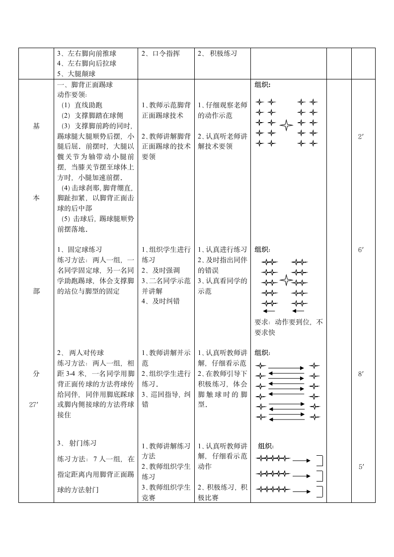 五年级足球教案第4页