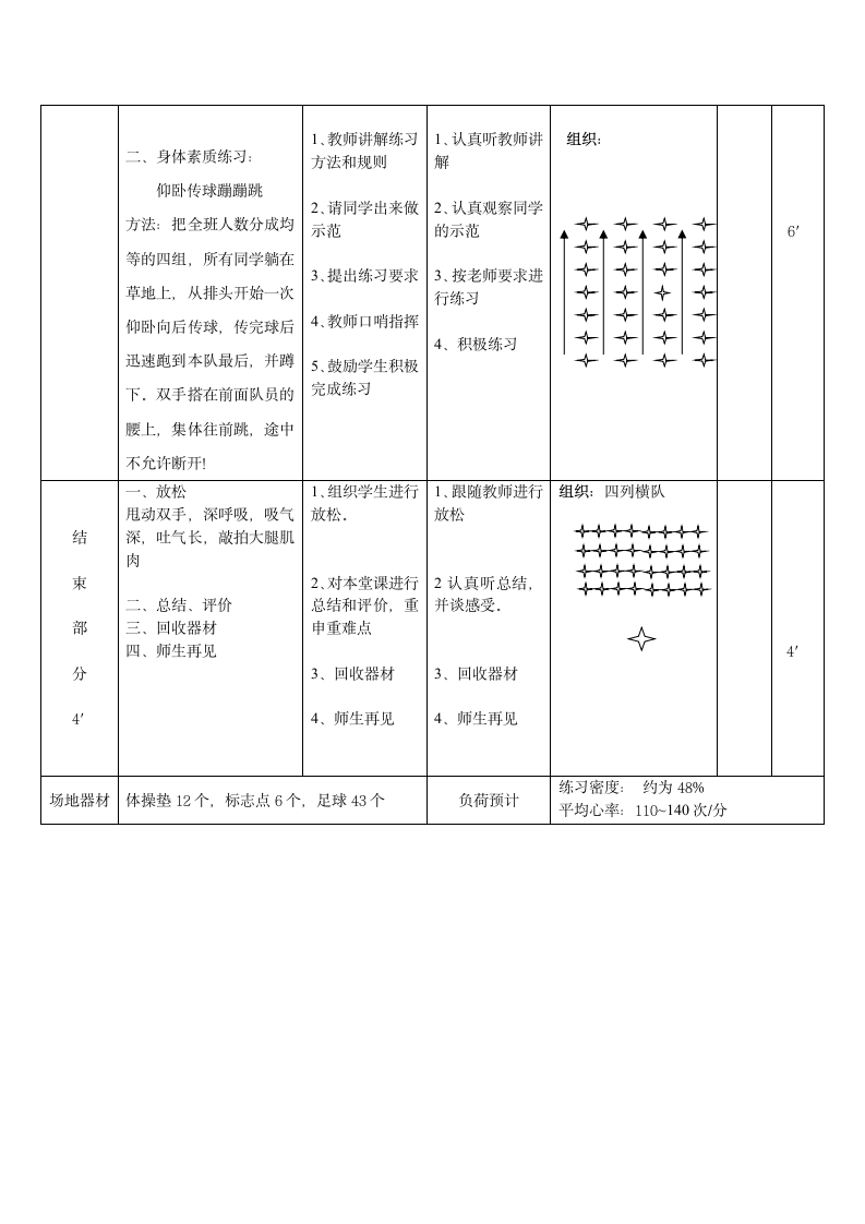 五年级足球教案第5页