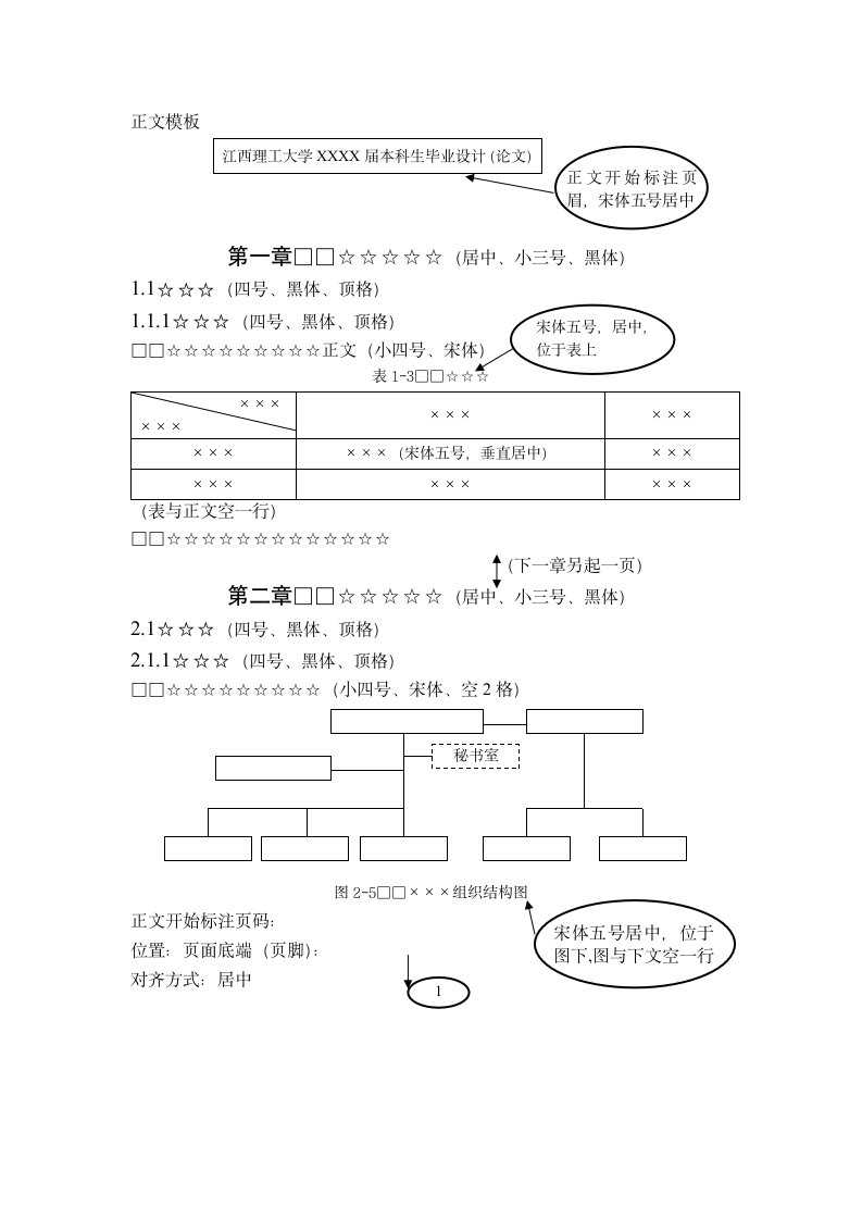 毕业论文统一格式第9页