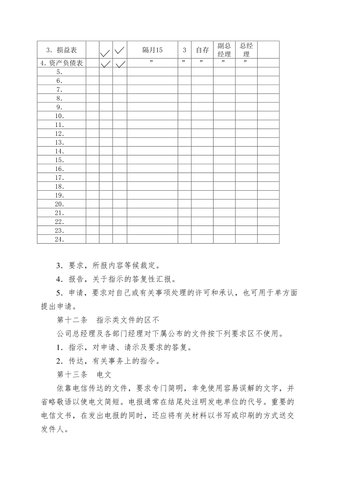 六、公司文书制作制度第3页