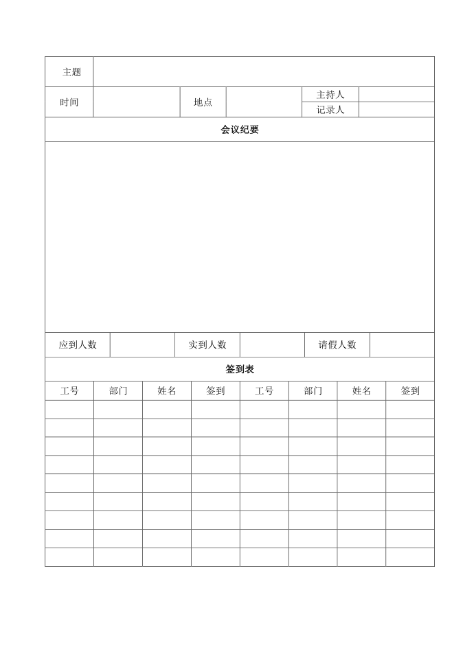 会议管理制度第4页