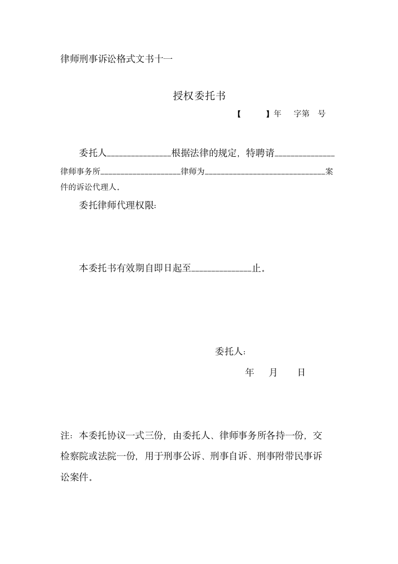 刑事格式文书第11页