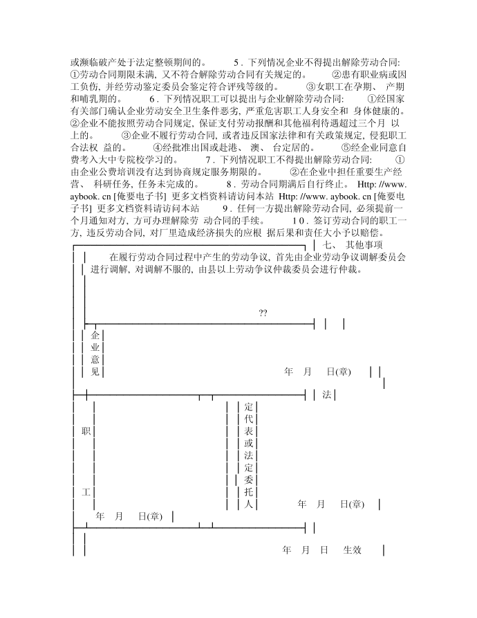 劳动合同(国营企业)[劳动合同]第2页