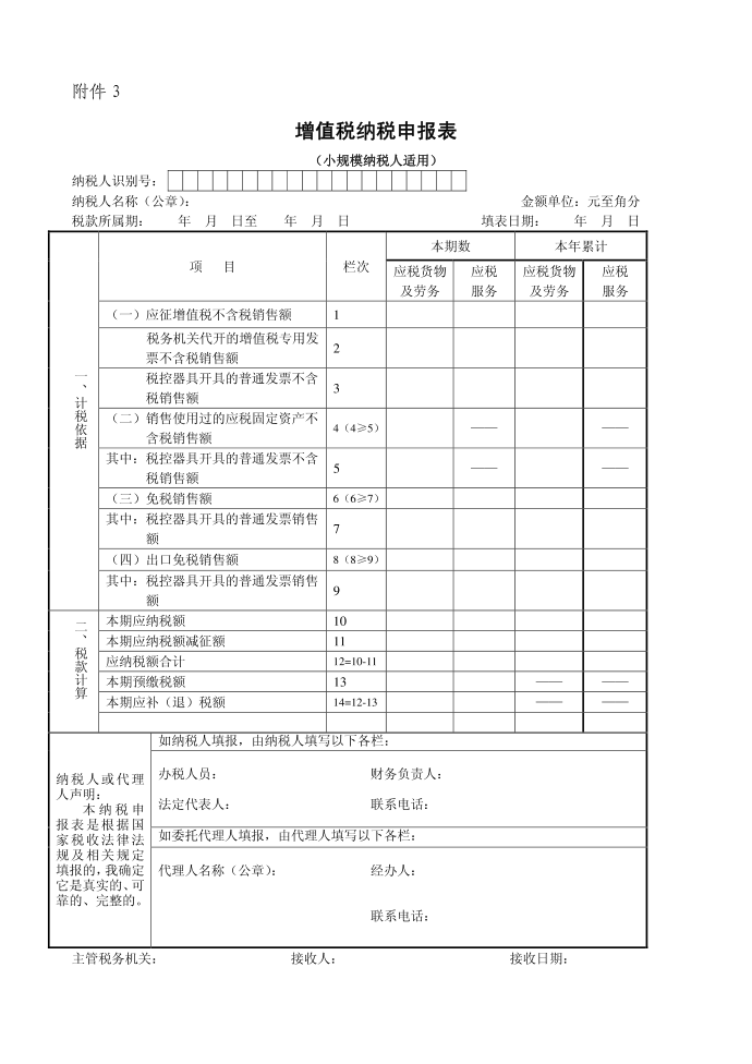 增值税2013