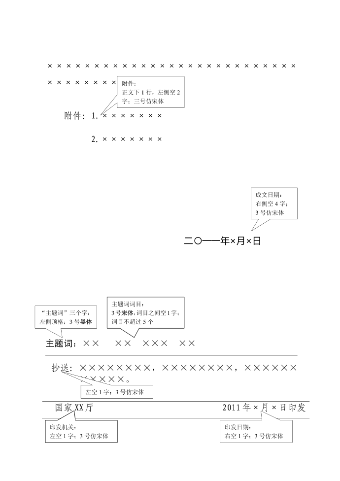 红头文件模板第2页