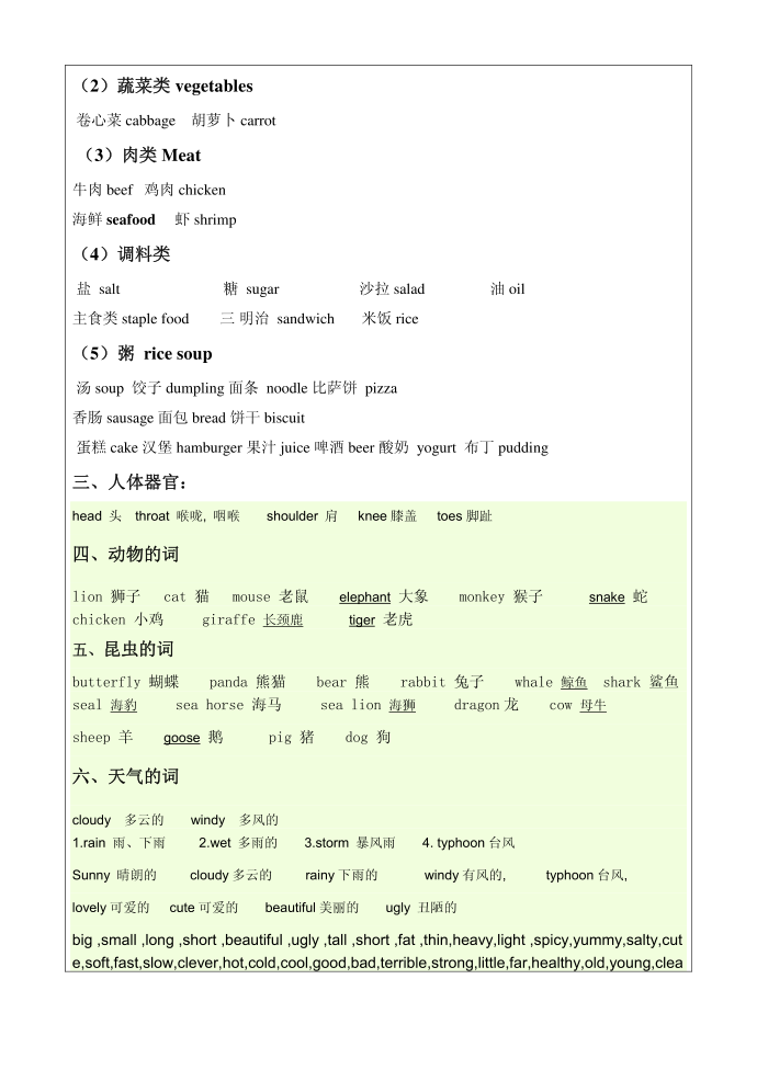 四年级的作业第2页