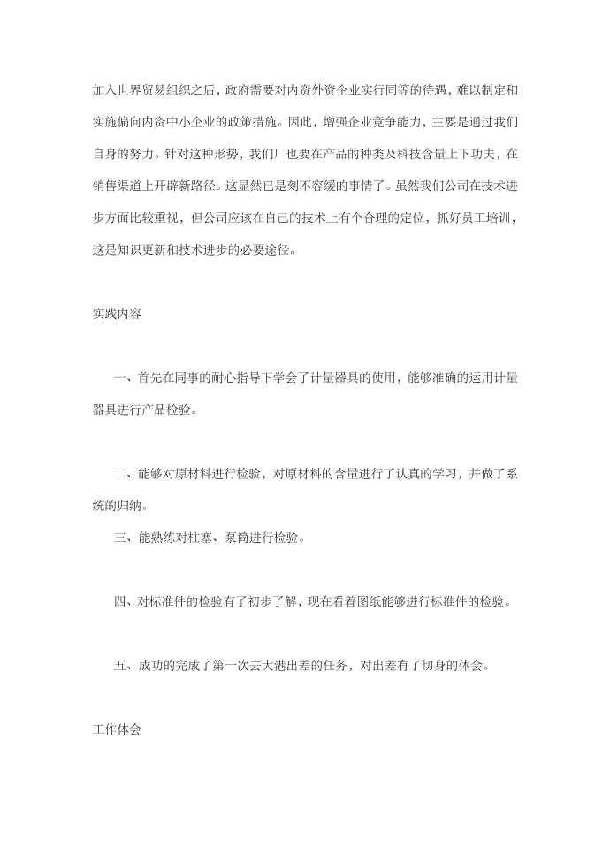 公司实习报告—实习报告(1)第2页