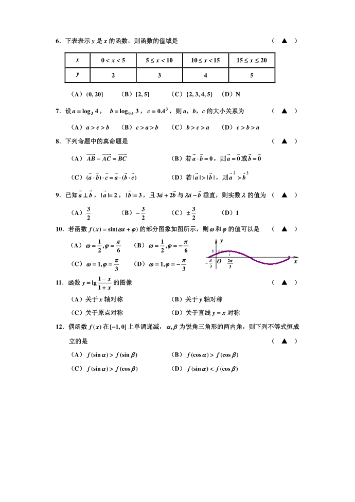 重点高一试卷第2页