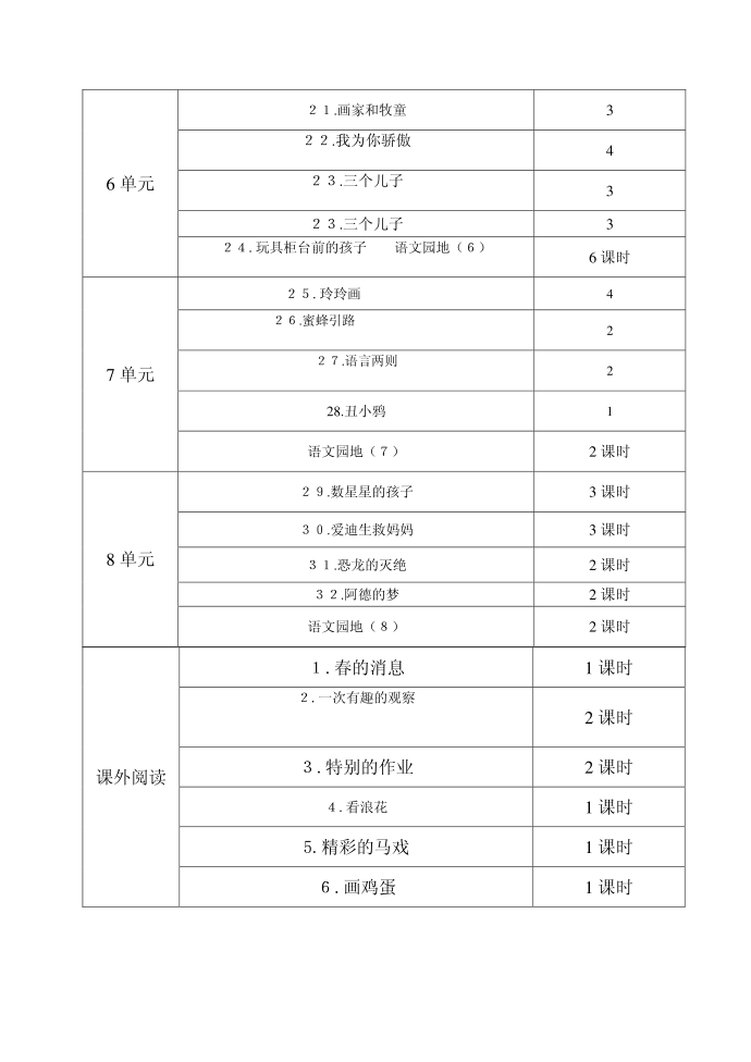 二年级 语文第4页