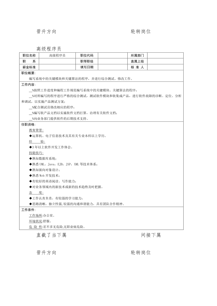 岗位说明书-IT类第3页