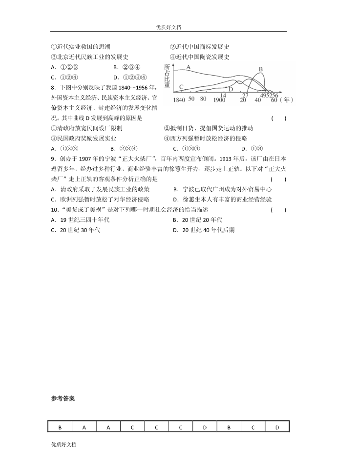 高考历史冲刺复习：历史精练40第2页