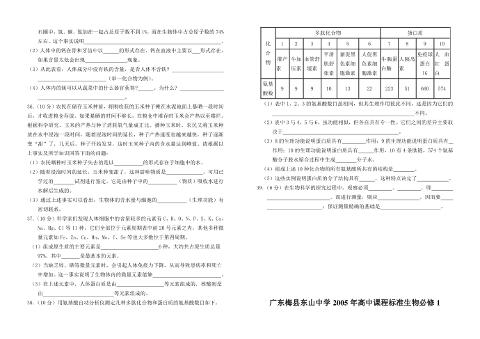 必修一试题第4页