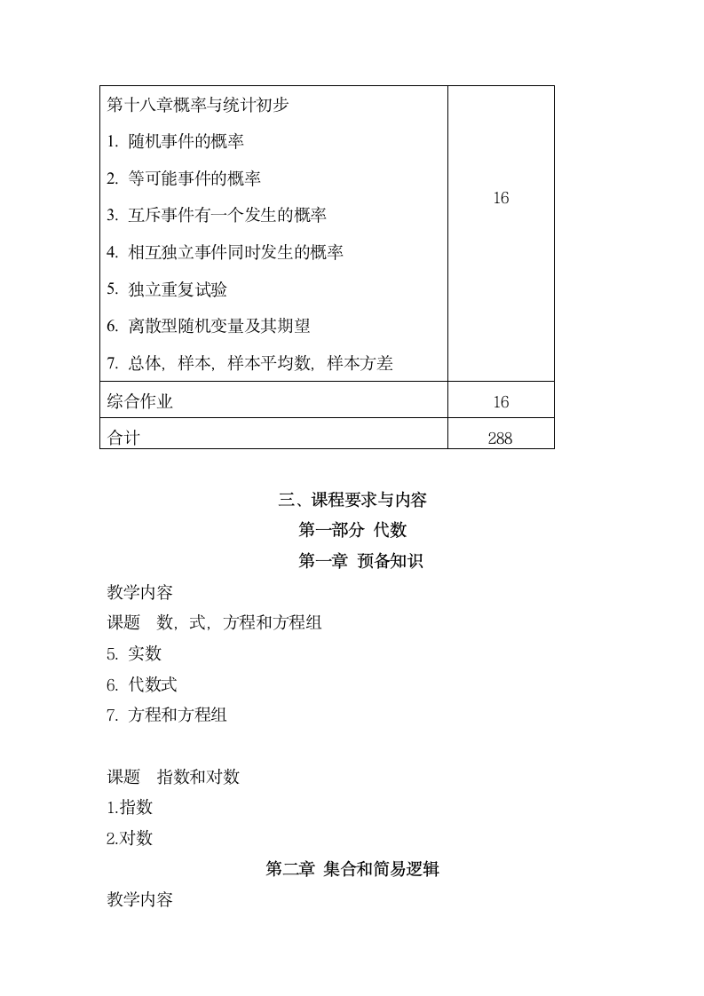 成考数学教学大纲第7页