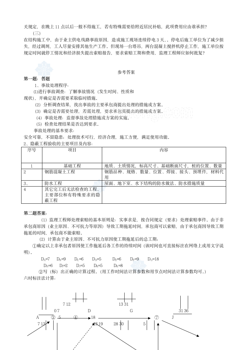 交通部监理工程师综合考试试题及答案第3页