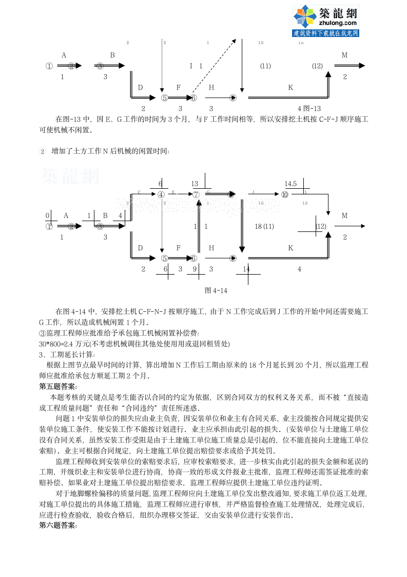 交通部监理工程师综合考试试题及答案第6页