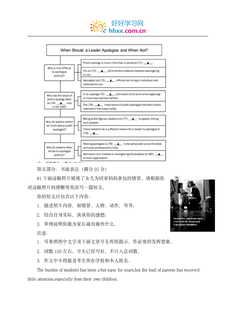 2011年江苏高考英语试题及答案第15页