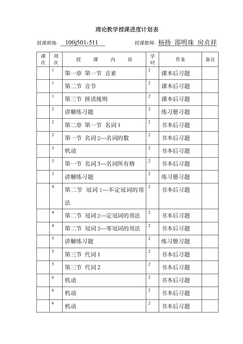 成考英语教学计划第3页