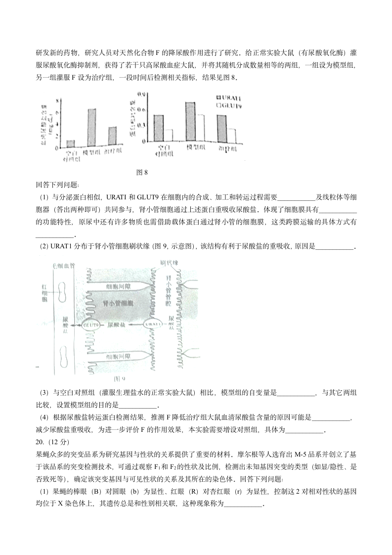 2021年广东省高考生物试题第6页