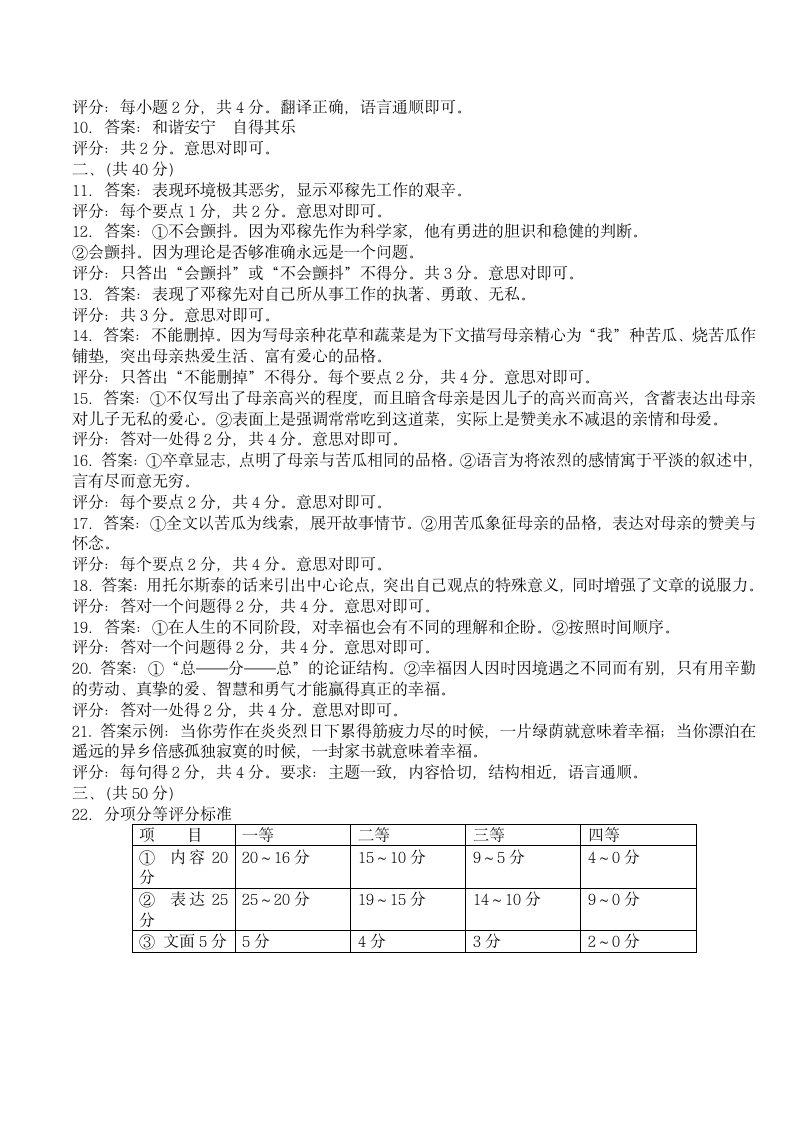 2011年山东菏泽市中考语文试题及答案第6页