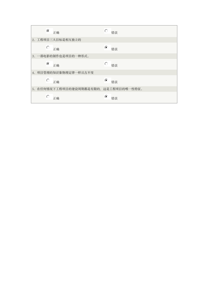 《工程项目管理》试题与答案第3页