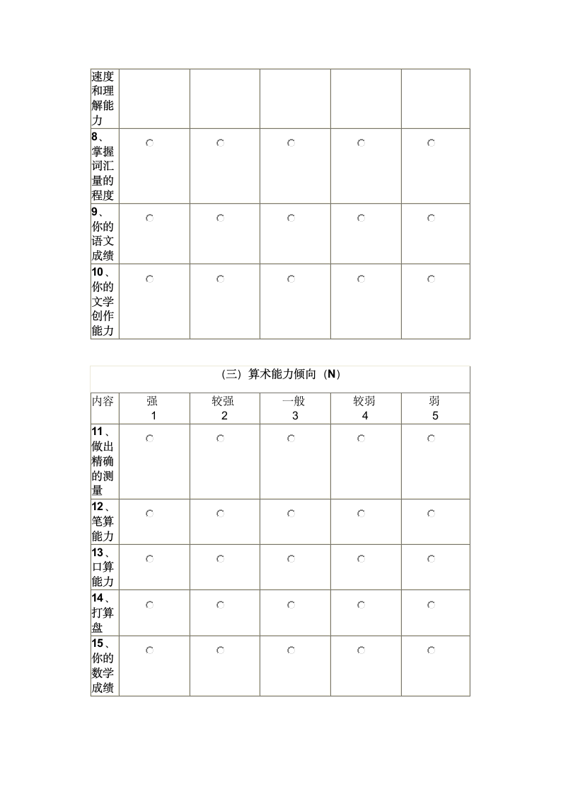 职业能力倾向第5页