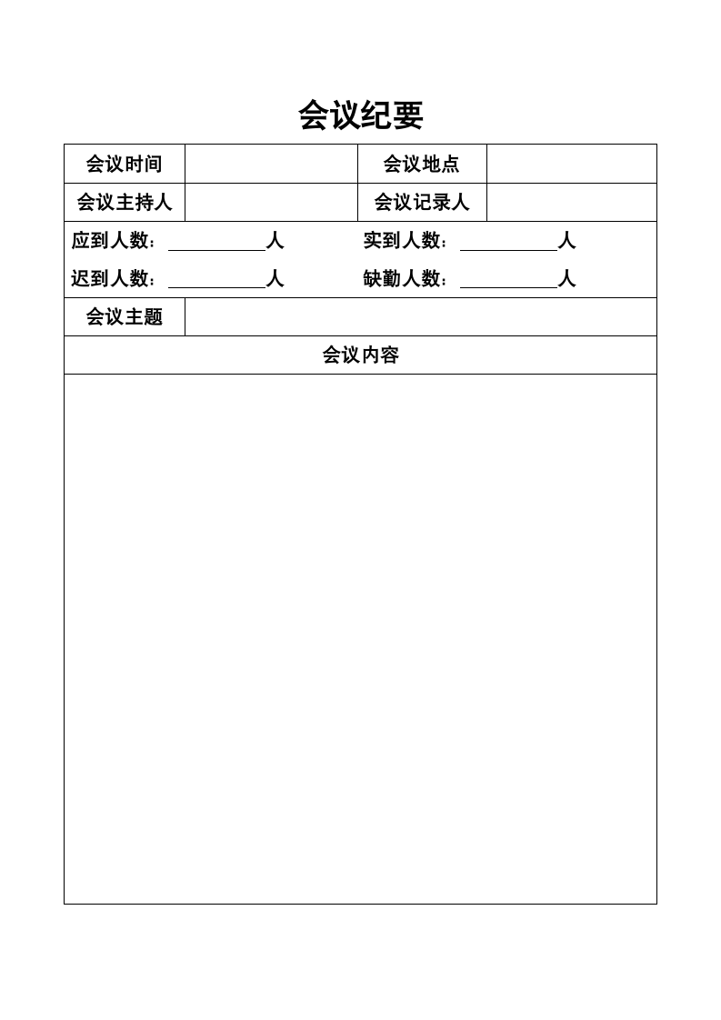 会议签到纪要表.doc第2页