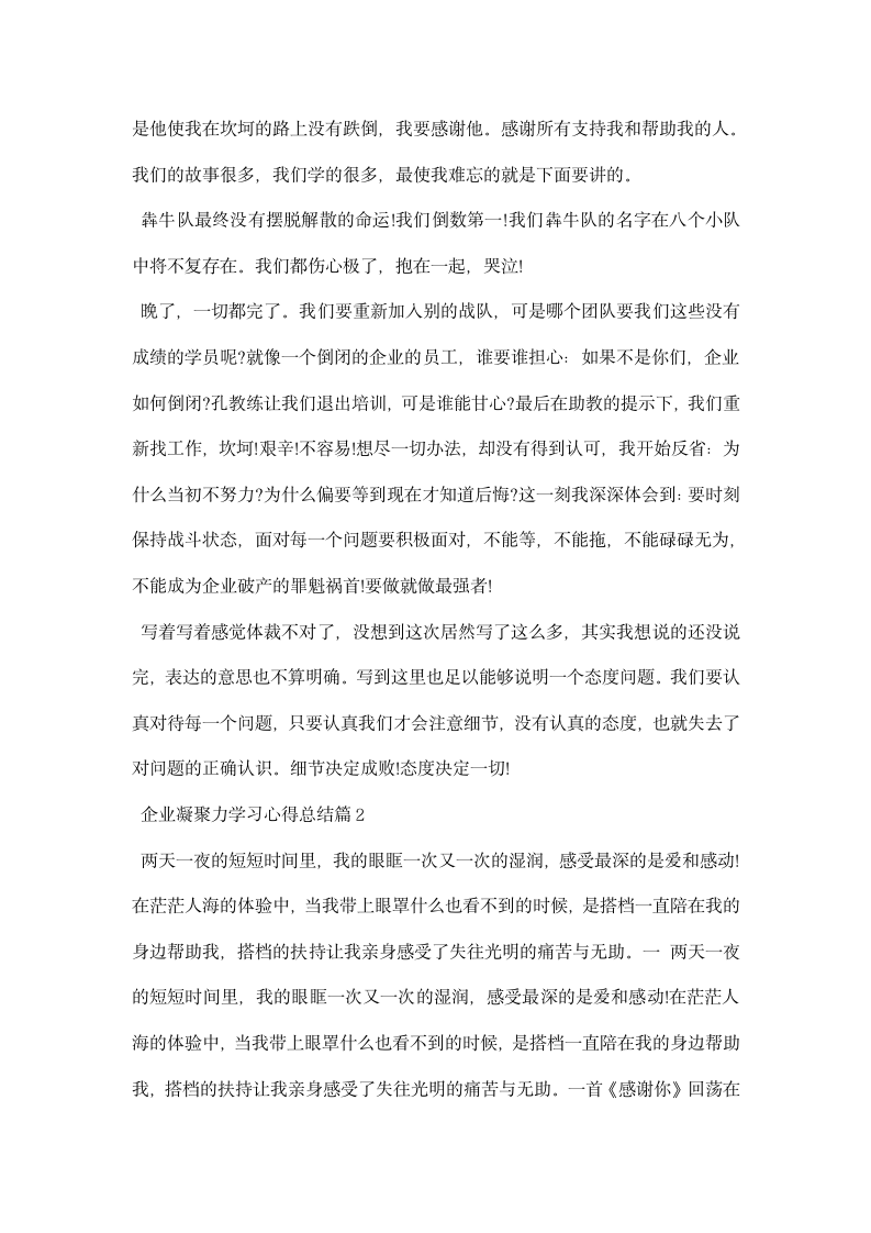 企业凝聚力学习心得总结.docx第5页