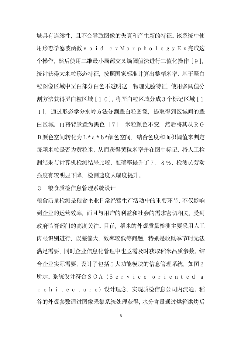 基于图像处理技术的粮企质检信息管理系统设计.docx第6页