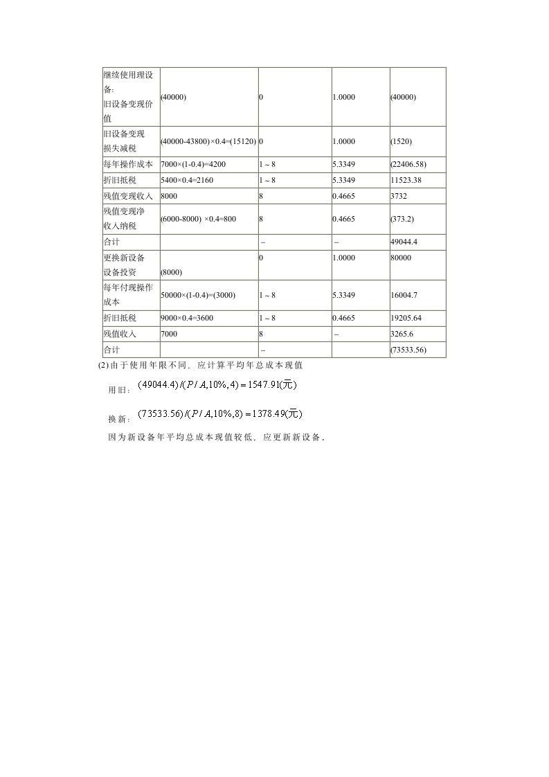 财务管理学模拟试题1(有答案)第7页