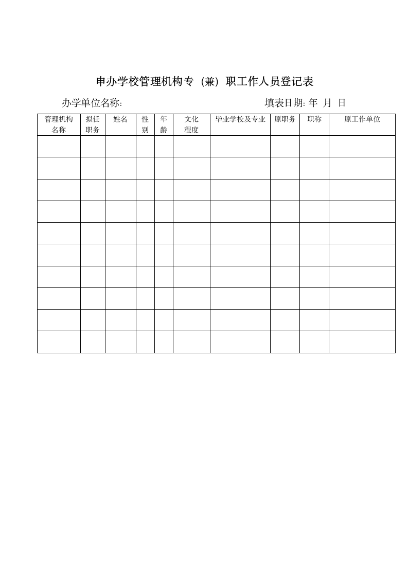 社会力量办学审批表.wpt第3页