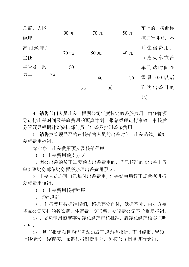 出差管理制度及出差标准.docx第7页