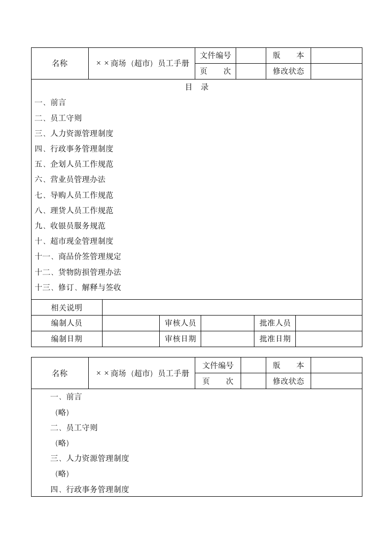 商场超市企业员工手册.doc第2页