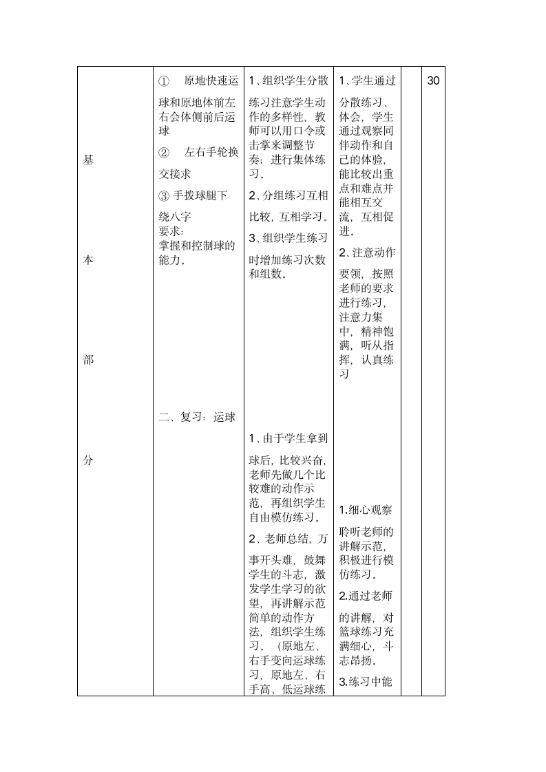 六年级体育《运球》教学设计.doc第2页