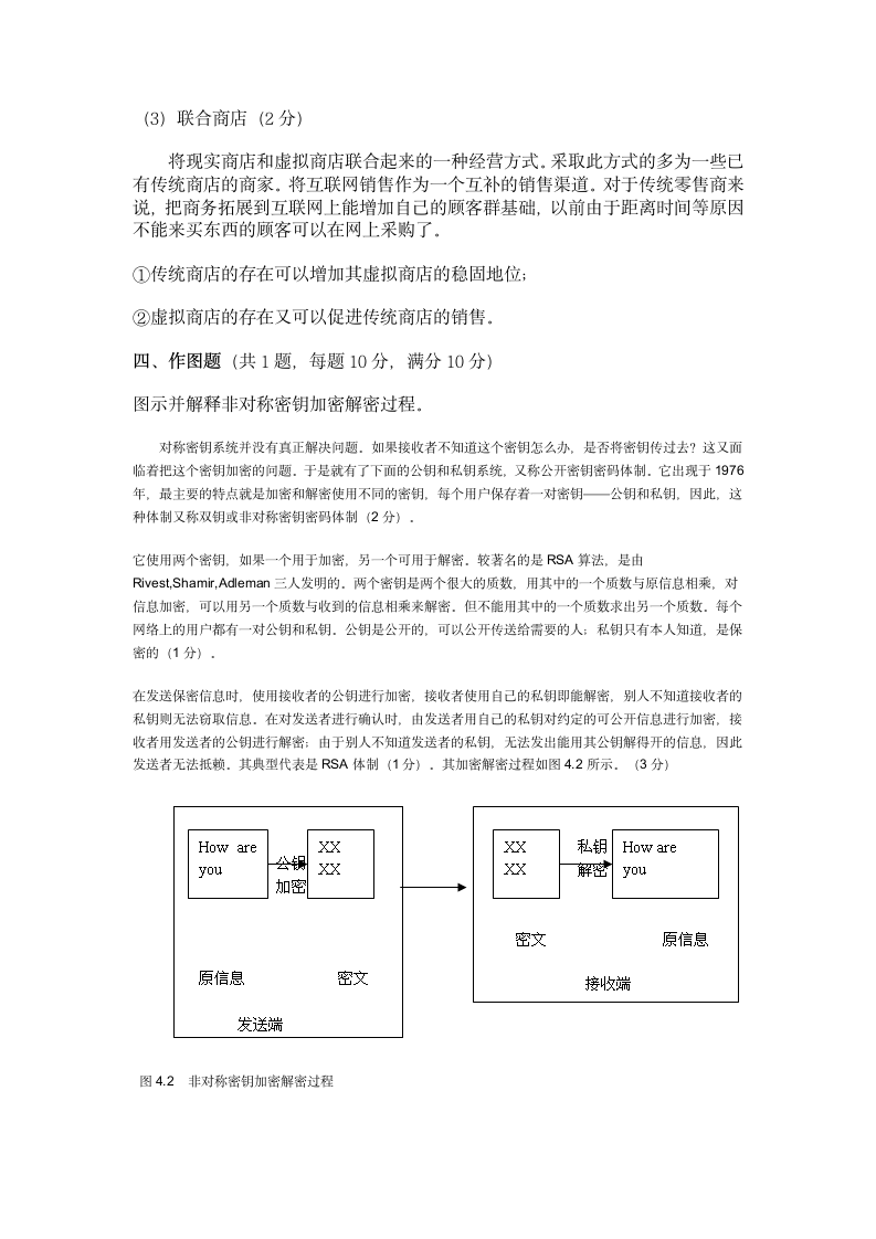 电子商务概论试题(答案)第3页