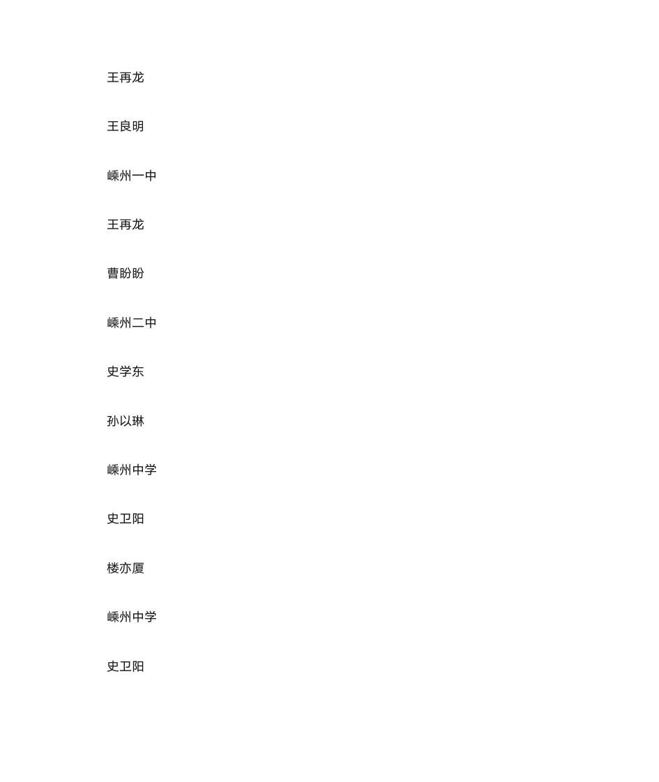 高二数学竞赛获奖第14页