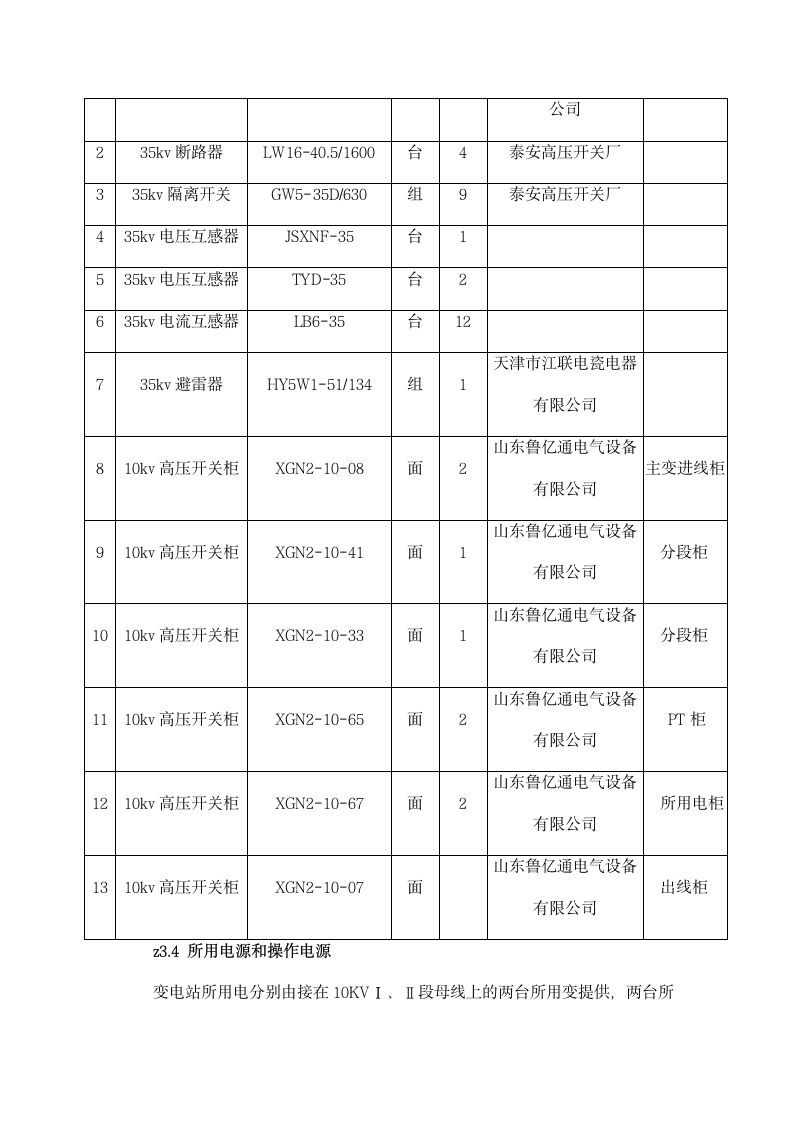 工厂总降压变电所工程设计说明书.docx第8页